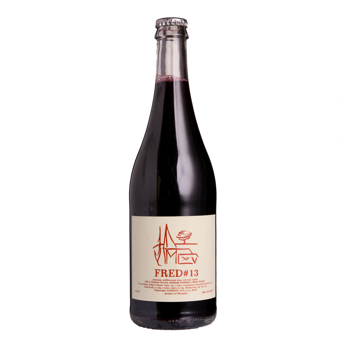 Strekov 1075, Slovakiet, Høtoft, naturvin, Fred, rødvin