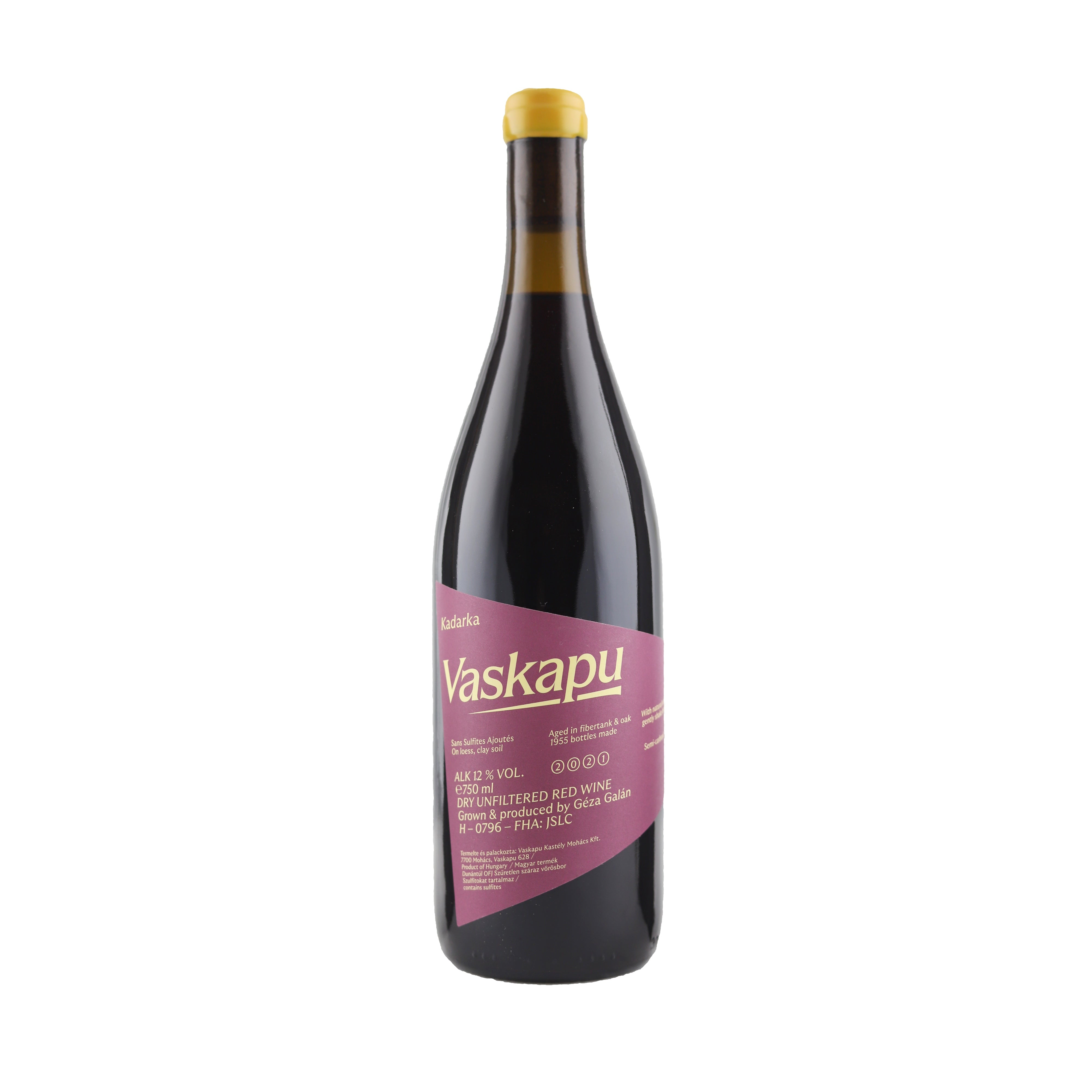 Vaskapu, Kadarka, naturvin, Ungarn, Pinot Noir