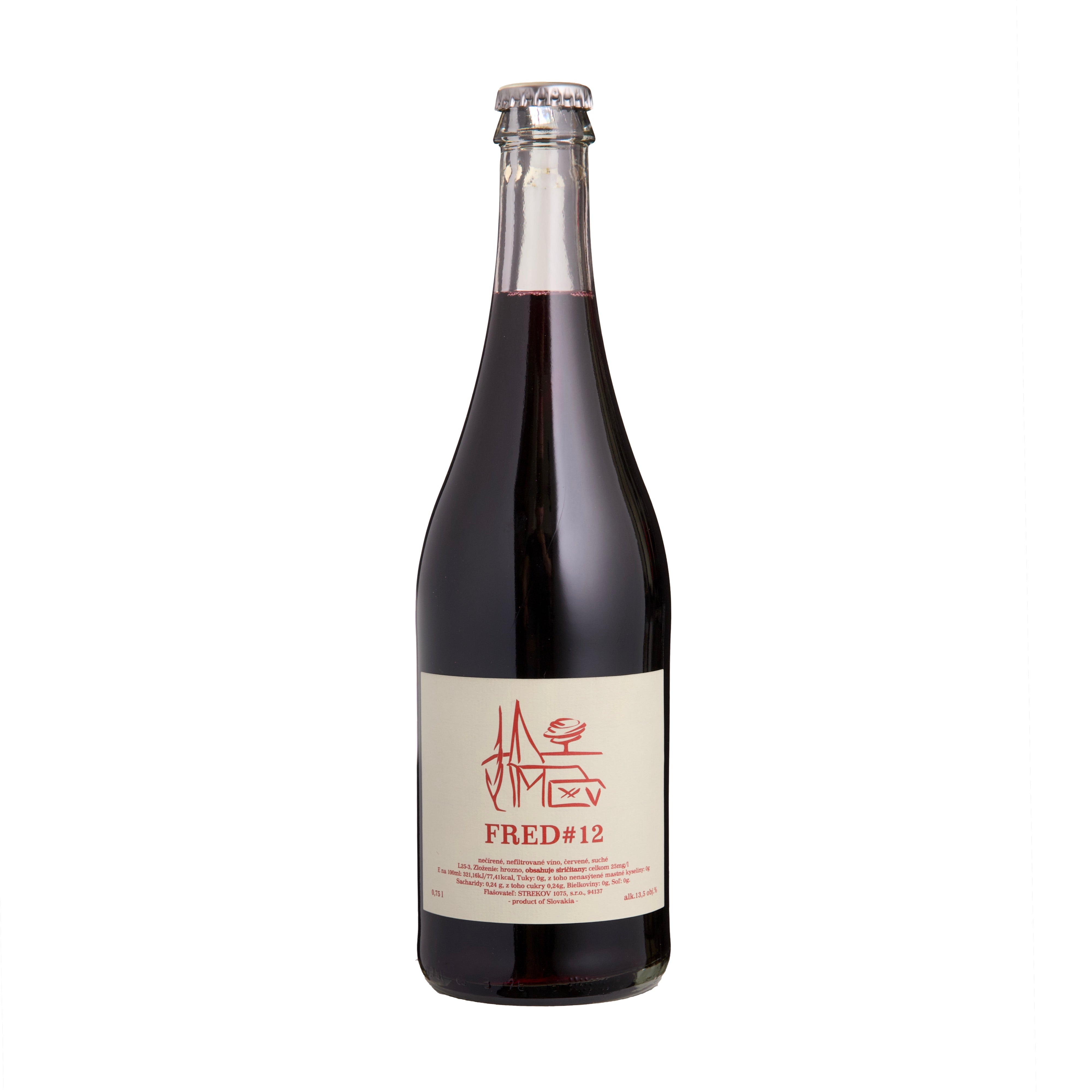 Strekov 1075,  Høtoft, naturvin, rødvin
