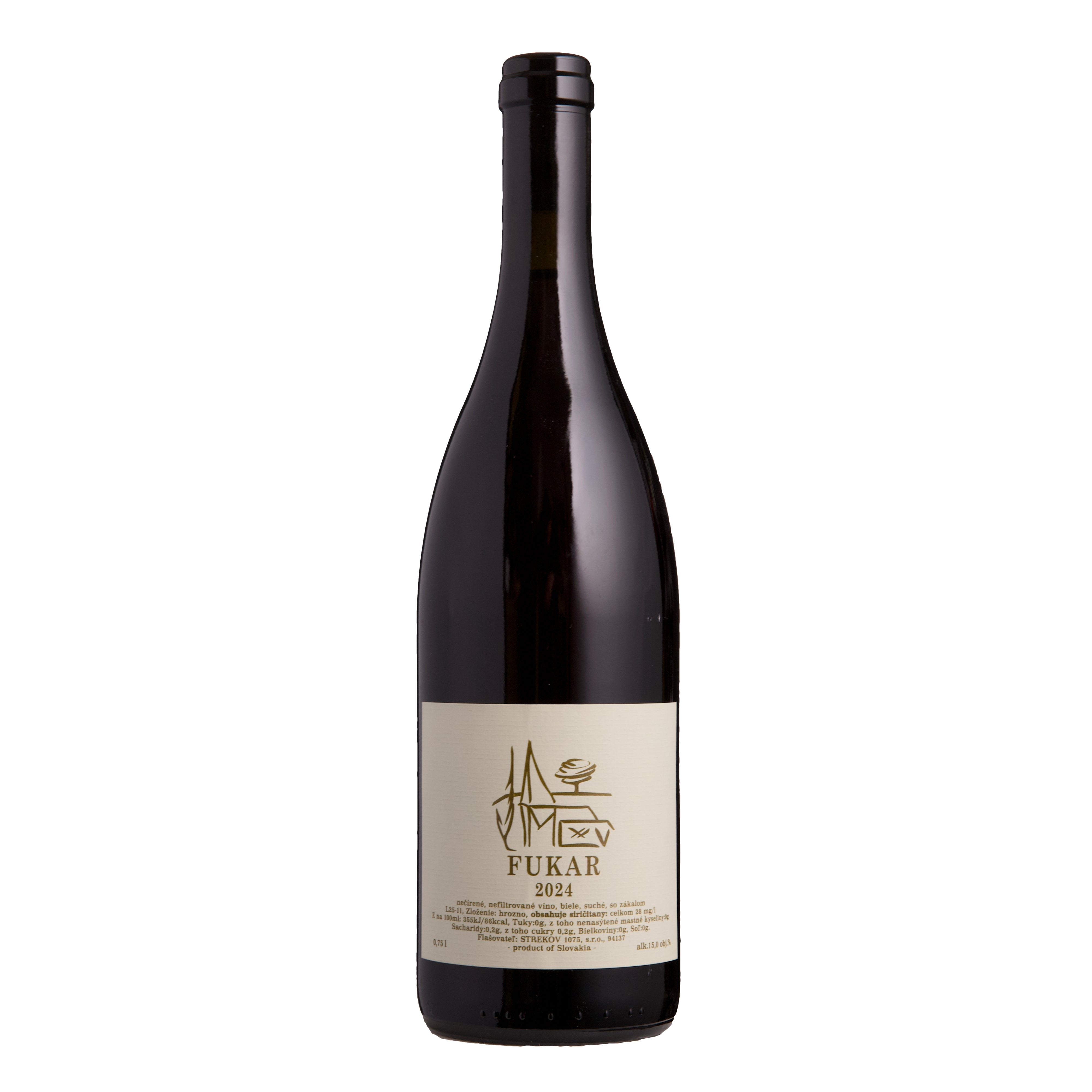 Strekov 1075, naturvin, kadarka, Furmint, Høtoft, Saxogade
